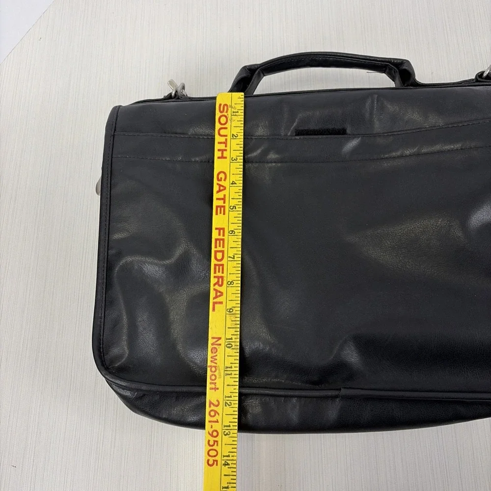 Premium Bag Black Leather Messenger Bag Crossbody Unisex